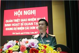  Quân khu: Giao nhiệm vụ cho 76 sĩ quan tại ngũ khung dự nhiệm các đơn vị dự bị động viên